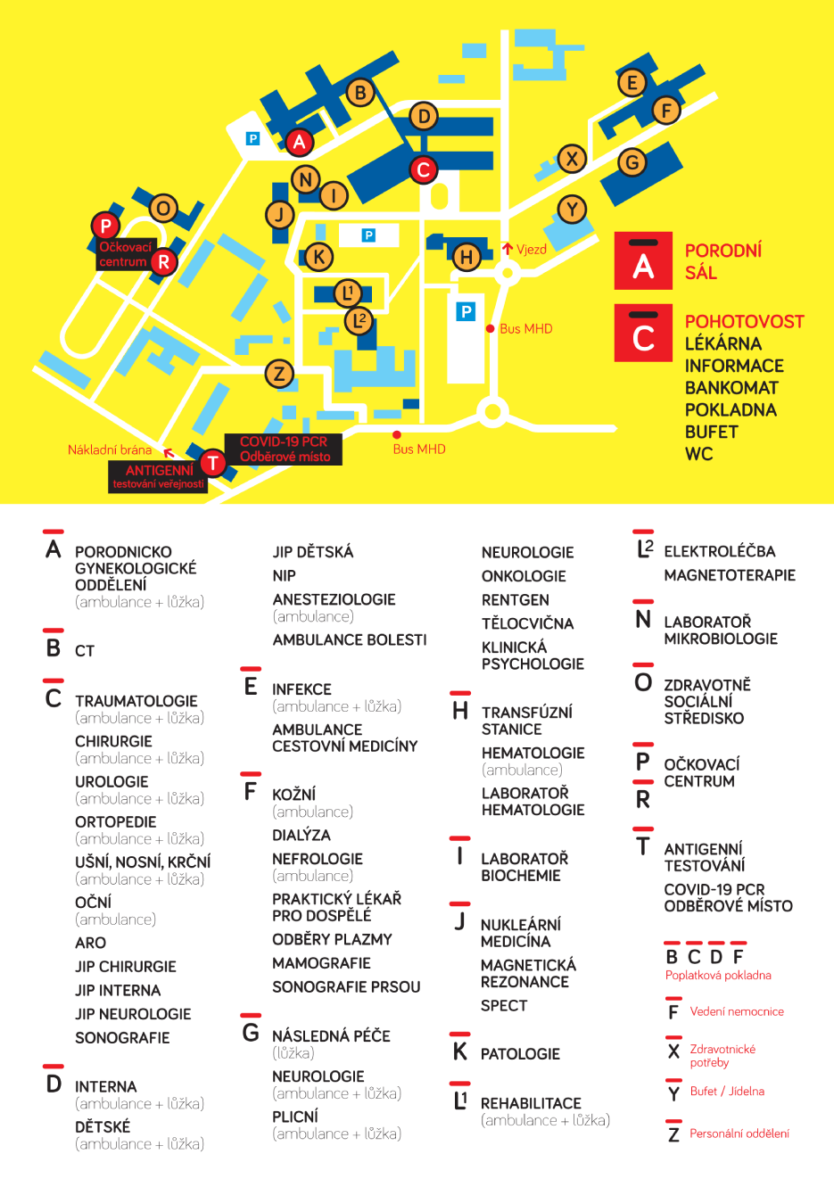 Mapka nemocnice