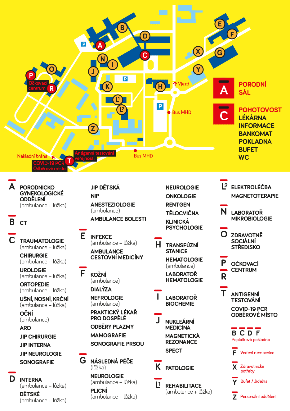Mapka nemocnice
