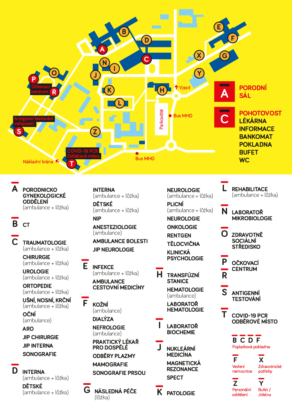 Mapka nemocnice