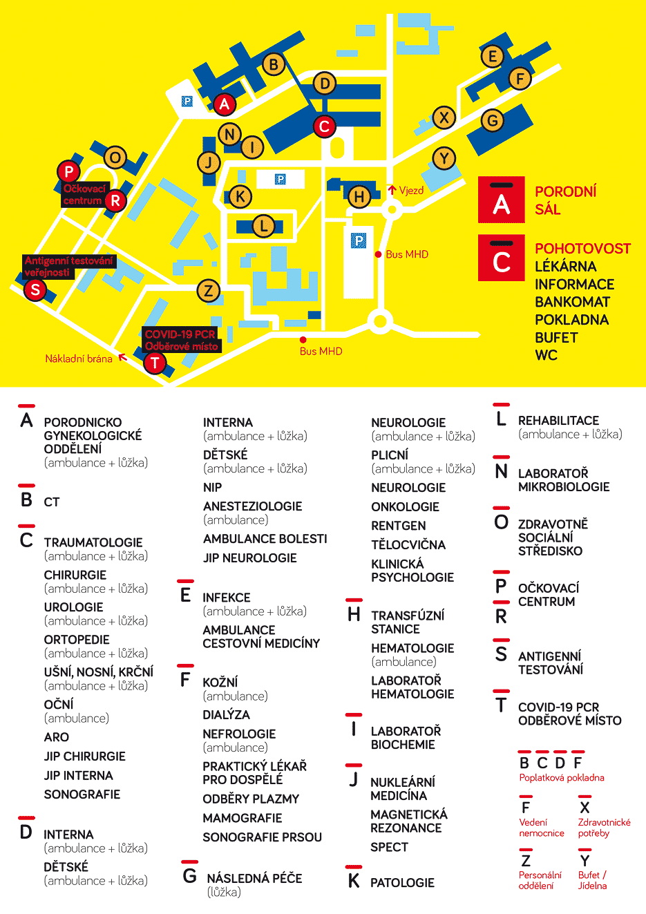 Mapka nemocnice
